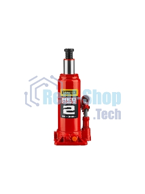Домкрат STAYER 43160-2_z01  гидравлический бутылочный red force 2т 181-345мм