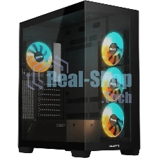 Компьютерный корпус Gigabyte Gb-C500P ST черный без БП ATX 3x120мм 6x140мм 2xUSB 3.0 1xUSB3.1 audio bott PSU