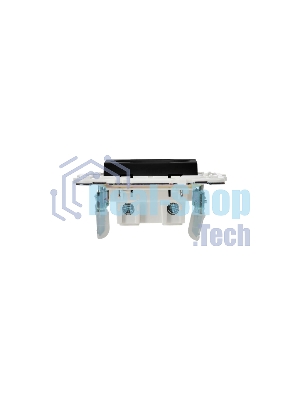 Розетка SKANDY 10А без заземл. без защ. шторок SK-R02Bl черный IEK SK-R10-10-K02