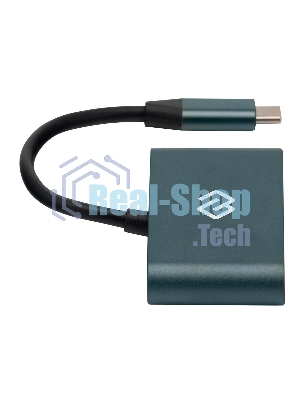 Кард-ридер Digma CR-СA2512-G/темно-серый/SD/TF/micro-SD/USB Type-C/алюминий