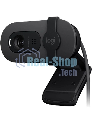 Камера Web Logitech Brio 95 графитовый 2Mpix (1920x1080) USB2.0 с микрофоном для ноутбука (960-001583)