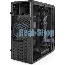 Компьютерный корпус Miditower ExeGate XP-334UC-UNS350 (ATX, БП UNS350 с вент. 12см, 1хUSB/1хUSB 3.0/1хTypeC, аудио, черный)