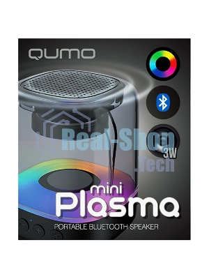 Акустическая система QUMO Plasma mini ВТ 0081 3 ВТ объемное звучание RGb