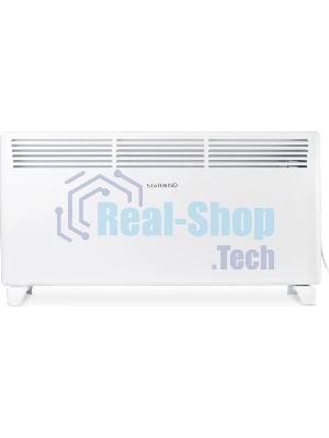 Конвектор Starwind SHV1020 белый 2000 Вт, 25 м2, термостат