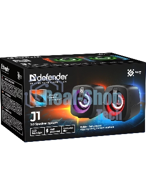 Компьютерная акустика Defender J1 6Вт, подсветка, питание от USB