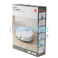 Робот-пылесос Xiaomi Robot Vacuum S10 BHR5988EU белый/оранжевый, 3200 мАч Li-Ion, уборка сухая/влажная, пылесборник контейнер 0.3 л