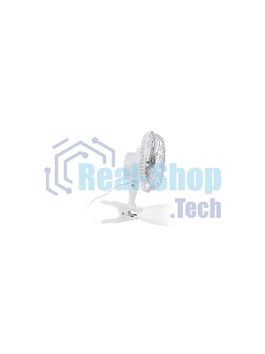 Вентилятор Centek CT-5003 серый/белый, настольный, 20 Вт, 2 скорости, 15 см