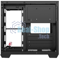 Компьютерный корпус Bloody CC-121 черный без БП mATX 7x120мм 1xUSB 2.0 1xUSB 3.0 audio