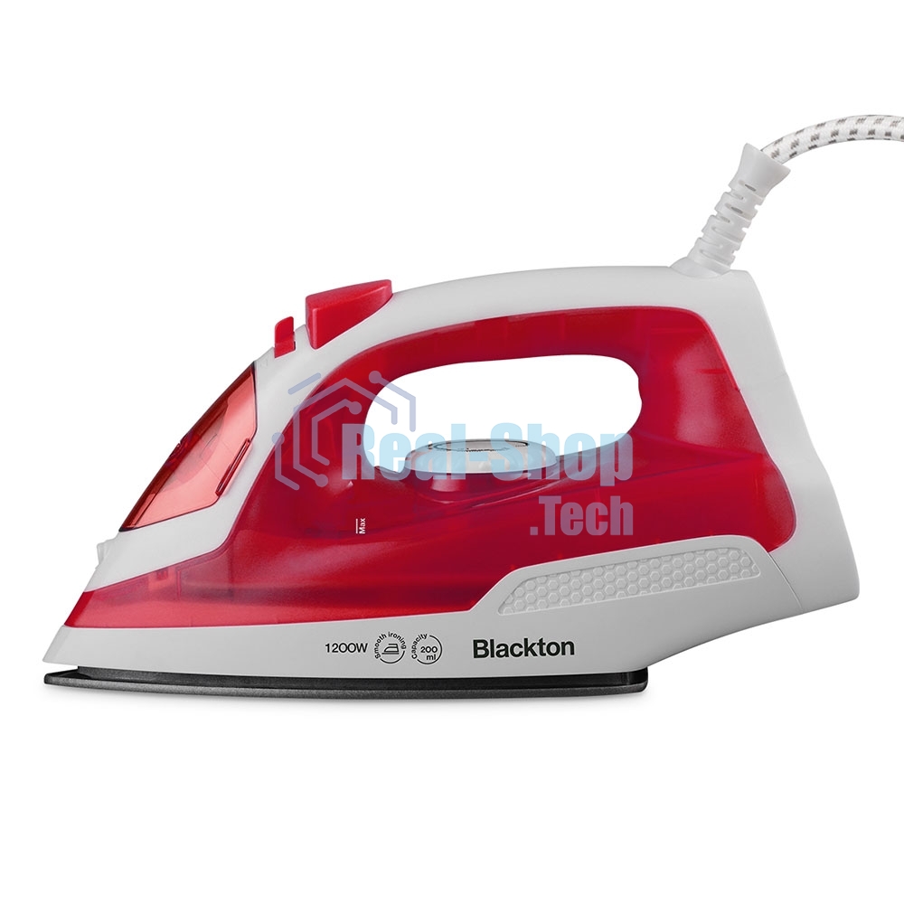 Утюг Blackton Bt SI1110 белый/красный, 1200 Вт, 18 г/мин, 200 мл