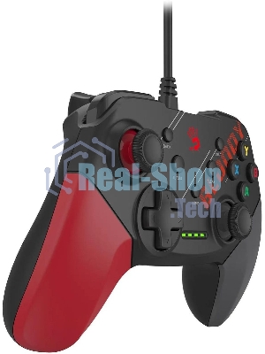 Геймпад A4Tech Bloody GP30 Sports черный/красный USB виброотдача обратная связь