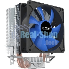 Кулер для процессора PcCooler S93 V2 Soc-AM5/AM4/1200/1700/1851 черный 3-pin 26.4dB Al+Cu 100W Ret (R3-I210WBKNXX-GL)