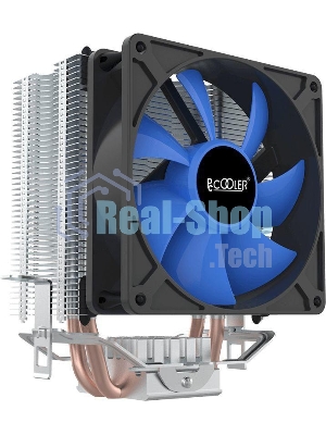 Кулер для процессора PcCooler S93 V2 Soc-AM5/AM4/1200/1700/1851 черный 3-pin 26.4dB Al+Cu 100W Ret (R3-I210WBKNXX-GL)