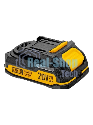 Дрель-шуруповерт Denzel CDH-BL-20, 20 В, 2 Ач, 50 Нм, бесщеточный