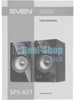 Акустическая система SVEN АС SPS-621, черный (28 Вт, Bluetooth)