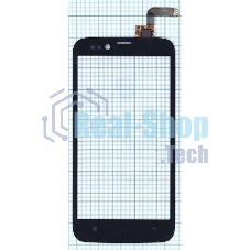 Сенсорное стекло (тачскрин) для Archos 50 Platinum MCF-050-0995-V2, черное