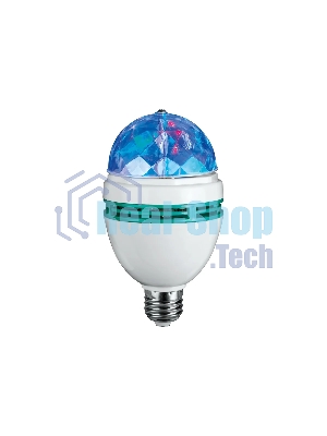 Лампа светодиодная ОНЛАЙТ 61120 OLL-DISCO-3-230-RGB-E27