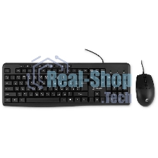 Комплект клавиатура+мышь Oklick S650 проводной, USB, 2000 DPI, чёрный