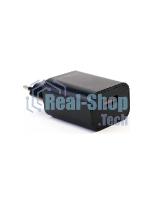 Сетевое зарядное устройство Ergolux ELX-РA01P-C02 ПРОМО 1USB 100-220В 5в/2А пакет черный