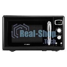 Микроволновая печь Hyundai HYM-D3040 черный, 23 л, 800 Вт, переключатели - кнопки, поворотный механизм