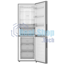 Холодильник Haier CEF530CSRG серебристый двухкамерный 207/91л морозилка снизу, No Frost
