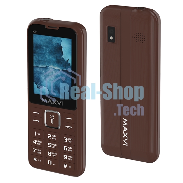 Мобильный телефон Maxvi K21 шоколадный