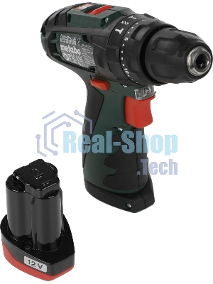 Дрель-шуруповерт Metabo PowerMaxx SB, 10,8 В, 2 Ач, 34 Нм, щеточный, ударный