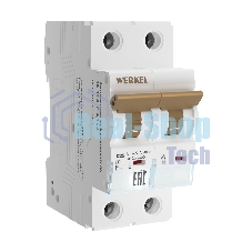 Автоматический выключатель Werkel 2P  25 A  C  4,5 кА W902P254