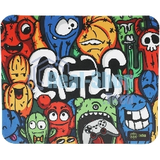Коврик для мыши Cactus CS-MP-D03M Colorful Cacti 300x250x3мм