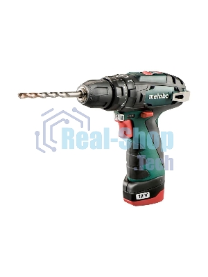 Дрель-шуруповерт Metabo PowerMaxx SB, 10,8 В, 2 Ач, 34 Нм, щеточный, ударный