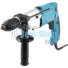 Дрель-шуруповерт Makita HP2051 Дрель уд, 720Вт,БЗП-13мм,0-1200\2900об\м,2.3кг,чем,мет редуктор