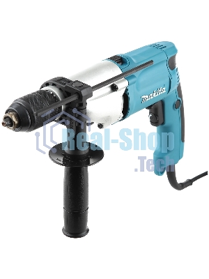 Дрель-шуруповерт Makita HP2051 Дрель уд, 720Вт,БЗП-13мм,0-1200\2900об\м,2.3кг,чем,мет редуктор