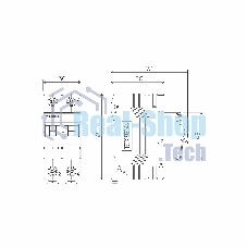 Автоматический выключатель Werkel 2P  25 A  C  4,5 кА W902P254