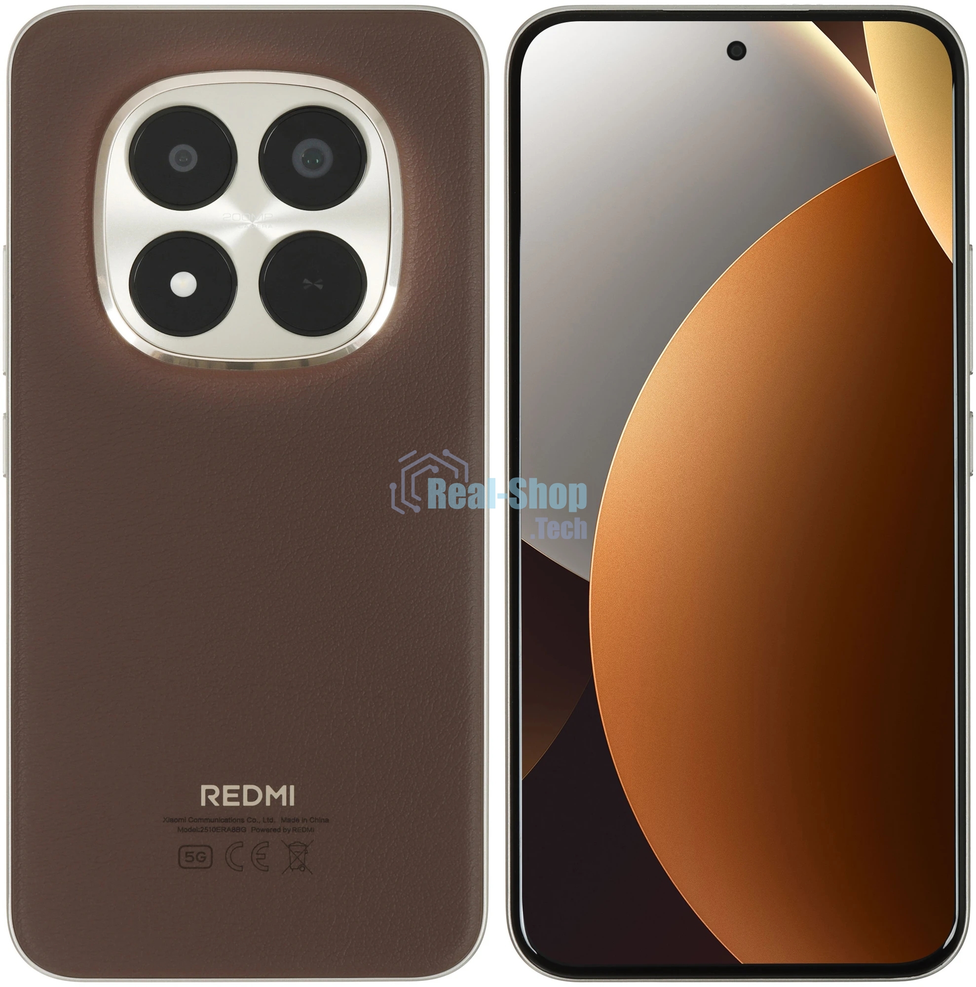 Смартфон Redmi Note 15 Pro+ 5G 8/256Gb, коричневый