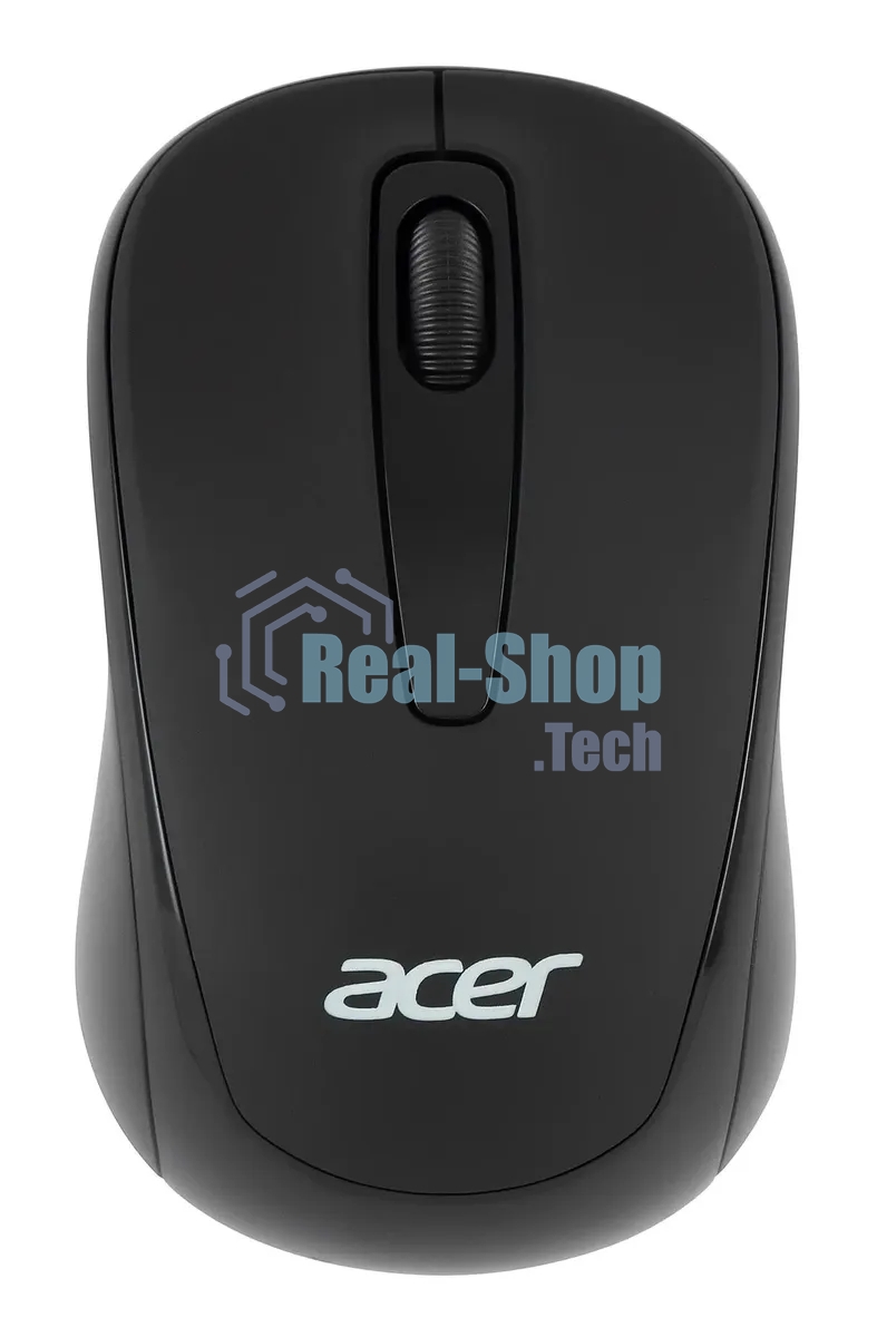 Мышь беспроводная Acer OMR133 черный, 1000 dpi, радиоканал, USB, кнопки - 3