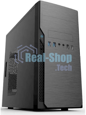 Компьютерный корпус с блоком питания 450Вт. Case Foxline mATX, 450W, 2xUSB 3.0, 2xUSB 2.0, powercord
