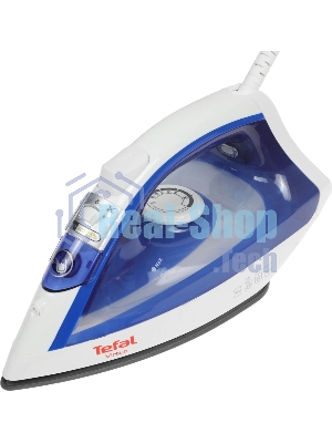 Утюг Tefal FV1711E0 синий/белый, 1800 Вт, 20 г/мин, 80 г/мин, 200 мл