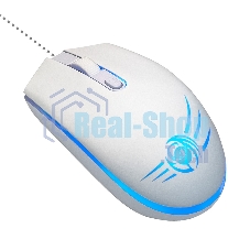 Комплект клавиатура+мышь Dialog KMGK-1707U проводной, USB, 1600 DPI, белый