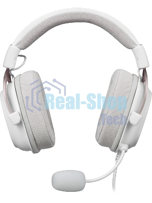 Гарнитура Redragon Zeus X белый, проводная, USB, подсветка