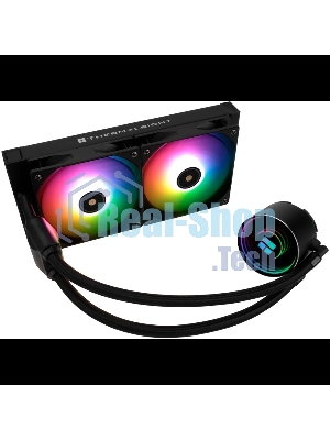 Водяное охлаждение для процессора Thermalright Frozen Notte 240 черный ARGB V2 (240мм, Black, ARGB/ Fans: 2x120мм, 72.37CFM, 27.7dBA, 2000RPM/ Pump height 54мм, 28dBA, 5300RPM, Rad thickness 27мм/ S: 1200, 1700, 1851, 2011, 2066, 115X, AM2, AM2+, AM3, AM3+, AM4, AM5, FM1, FM2, FM2+)