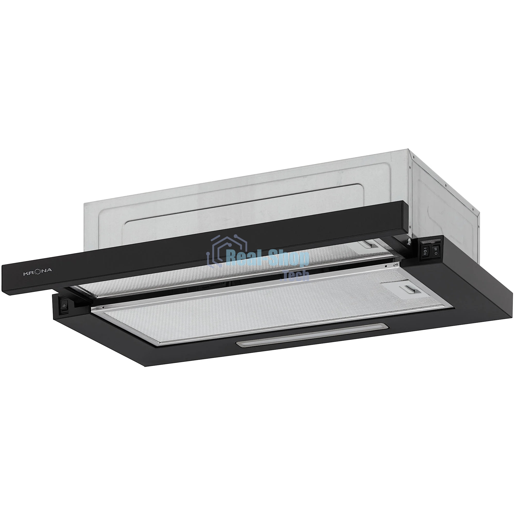 Вытяжка встраиваемая Krona KERRY 600 BLACK PB V2