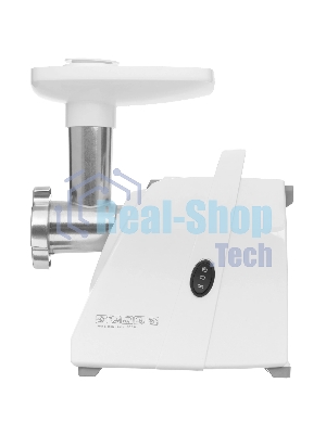 Мясорубка электрическая Аксион М33.02 белый, 1500 Вт, 1.7 кг/мин, реверс, защита от перегрузки, насадки - 5