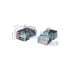 Коннектор VCOM RJ-45 для FTP кабеля 5 кат. экранированный, 100 шт,