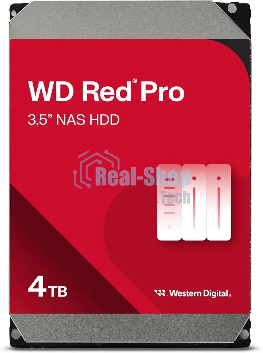 Жесткий диск WD Red Pro WD4005FFBX, 4ТБ, HDD, SATA III, 3.5