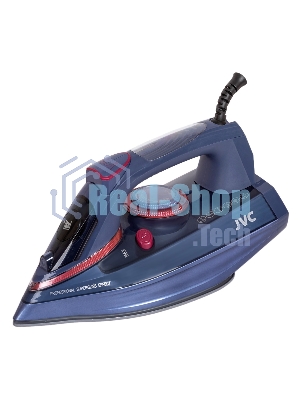 Утюг JVC JRI01 синий, 2400 Вт, 20 г/мин, 120 г/мин, 300 мл