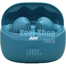 Наушники TWS JBL Tune Beam бирюзовый, внутриканальные, Bluetooth, активное шумоподавление, быстрая зарядка, до 12 ч