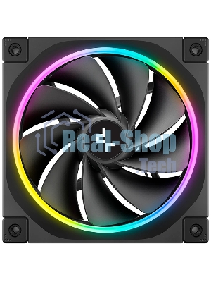 Вентилятор для корпуса Deepcool FL12R Reverse ARGb 120х120x25 черный 4-pin 33.9дБ (R-FL12R-BKAPN1-G)