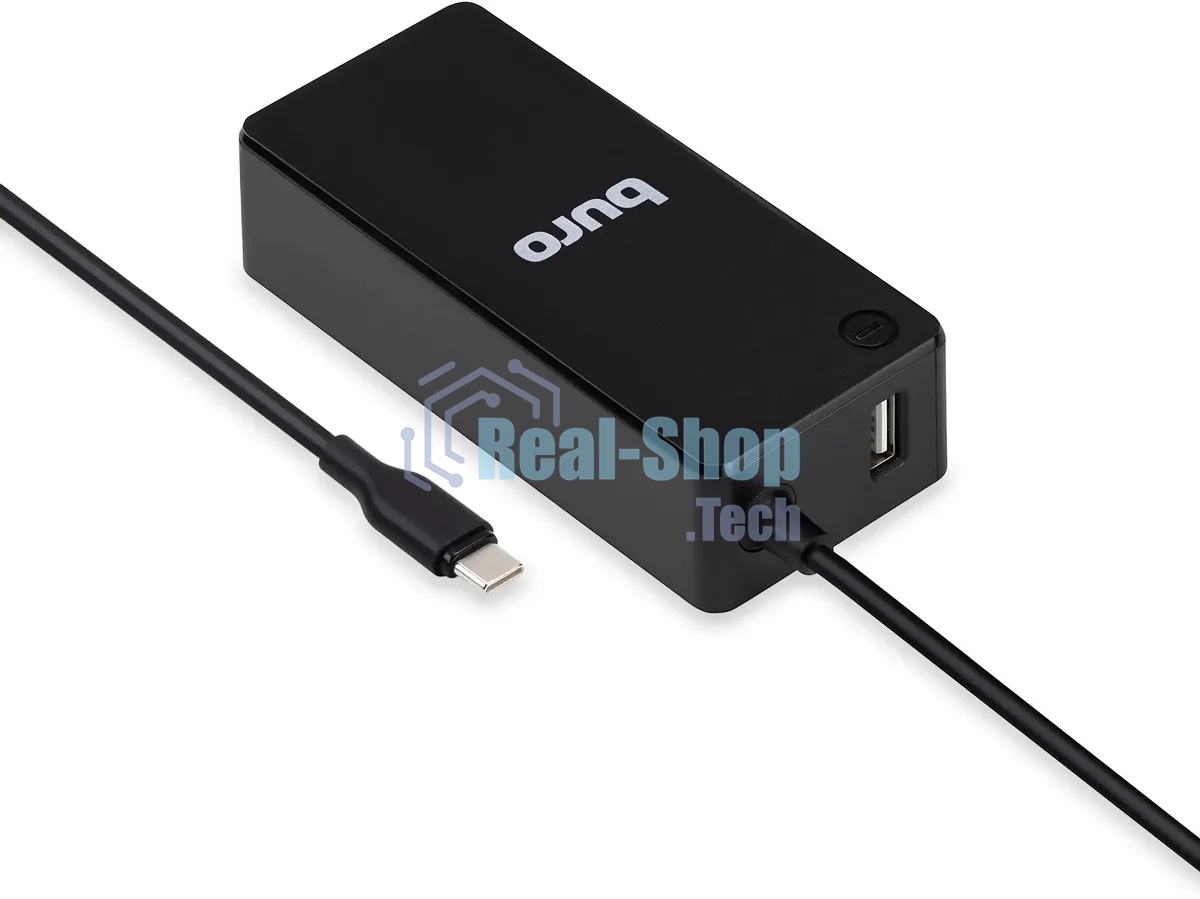 Блок питания Buro BUM-С-065 автоматический 65W 5V-20V 3A 1xUSB 2.4A от бытовой электросети LED индикатор