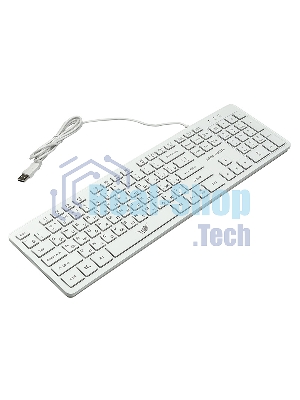 Комплект клавиатура+мышь Dialog KMGK-1707U проводной, USB, 1600 DPI, белый
