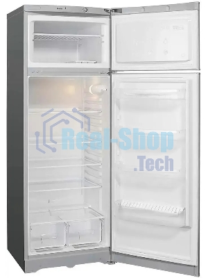 Холодильник Indesit TIA 16 G серебристый двухкамерный 245/51л морозилка сверху, ручная разморозка