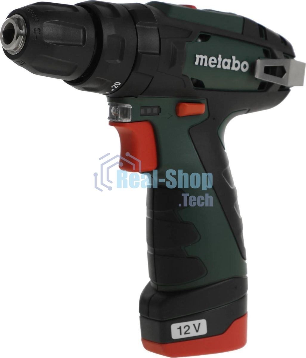 Дрель-шуруповерт Metabo PowerMaxx SB, 10,8 В, 2 Ач, 34 Нм, щеточный, ударный